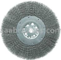 Weiler 01517 10" Maximum Density Crimped Wire Wheel .0118" Steel Fill 3/4" Arbor Hole