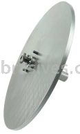 Weiler 07703 Drive Arbor for Use with 10" and 12" Tufted Nylox Disc Brushes