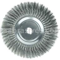 Weiler 08209 12" Standard Twist Knot Wire Wheel .014" Steel Fill 1-1/4" Arbor Hole