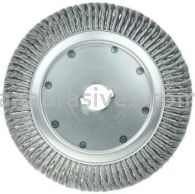 Weiler 08300 14" High Density Standard Twist Knot Wire Wheel .0118" Steel Fill 2" Arbor Hole