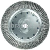 Weiler 08309 14" High Density Standard Twist Knot Wire Wheel .0118" Steel Fill 1-1/4" Arbor Hole