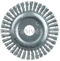 Weiler 08750 Roughneck Jr. 5" Root Pass Weld Cleaning Brush .020" Steel Wire Fill 7/8" Arbor Hole