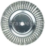 Weiler 08878 10" Cable Twist Knot Wire Wheel .023" Steel Fill 3/4" Arbor Hole