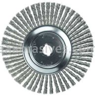 Weiler 09379 12" Cable Twist Knot Wire Wheel .023" Steel Fill 1-1/4" Arbor Hole