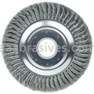 Weiler 09460 10" Standard Twist Knot Wire Wheel .0118" Steel Fill 2" Arbor Hole
