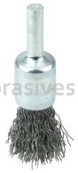 Weiler 10004 1/2" Crimped Wire End Brush .020" Steel Fill