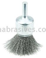 Weiler 10006 3/4" Crimped Wire End Brush .0104" Steel Fill