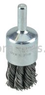Weiler 10028V 1-1/8" Knot Wire End Brush .020" Steel Fill Vending Ready