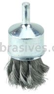 Weiler 10141V 1-1/8" Knot Wire End Brush .006" Steel Fill Vending Ready