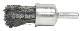 Weiler 10208 1/2" Knot Wire End Brush .0104" Steel Fill