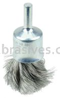 Weiler 10210 3/4" Knot Wire End Brush .0104" Steel Fill