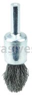 Weiler 10301 Controlled Flare Crimped Wire End Brush 1/2" .0104" Steel Fill