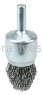 Weiler 10306 Controlled Flare Crimped Wire End Brush 3/4" .014" Steel Fill