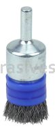 Weiler 11103 3/4" Banded Crimped Wire End Brush .0104" Steel Fill