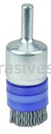 Weiler 11165 3/4" Banded Nylox End Brush .035/180 SC Crimped Fill