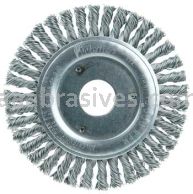 Weiler 13234 Roughneck Jr. 4-1/2" Stringer Bead Wire Wheel .020" Steel Fill 7/8" Arbor Hole