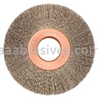 Weiler 15443 2" Small Diameter Crimped Wire Wheel .008" Steel Fill 1/2" Arbor Hole
