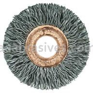 Weiler 15753 1-1/2" Small Diameter Crimped Wire Wheel .008" Steel Fill 1/2" Arbor Hole