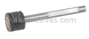 Weiler 17207 Bore-Rx 1"Dia. Internal Brush Deburring Tool .006" Crimped Steel Wire Fill 3/8" Stem