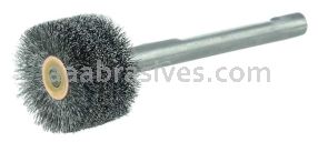 Weiler 17211 Bore-Rx 1-1/2"Dia. Internal Brush Deburring Tool .006" Crimped Steel Wire Fill 3/8" Stem
