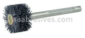 Weiler 17212 Bore-Rx 1-1/2"Dia. Internal Brush Deburring Tool .026/120 CG Crimped Fill 3/8" Stem