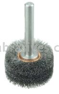 Weiler 17214 Bore-Rx 2"Dia. Internal Brush Deburring Tool .006" Crimped Steel Wire Fill 3/8" Stem