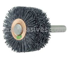 Weiler 17215 Bore-Rx 2"Dia. Internal Brush Deburring Tool .026/120 CG Crimped Fill 3/8" Stem