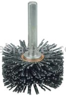 Weiler 17217 Bore-Rx 2-1/2"Dia. Internal Brush Deburring Tool .055/80 CG Crimped Fill 3/8" Stem