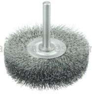 Weiler 17219 Bore-Rx 4"Dia. Internal Brush Deburring Tool .0118" Crimped Steel Wire Fill 3/8" Stem
