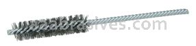 Weiler 21107V 1/2" Power Tube Brush .006" Steel Wire Fill 2" Brush Length Vending Ready