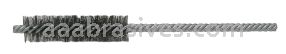 Weiler 21116 1/2" Power Tube Brush .004" Stainless Steel Wire Fill 2" Brush Length