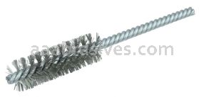 Weiler 21119 5/8" Power Tube Brush .008" Stainless Steel Wire Fill 2" Brush Length