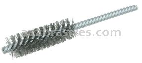 Weiler 21121 3/4" Power Tube Brush .0104" Stainless Steel Wire Fill 2-1/2" Brush Length