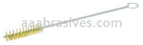 Weiler 21165 1/2" Hand Tube Brush .004" Brass Wire Fill 2" Brush Length