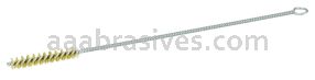 Weiler 21270 1/4" Hand Tube Brush .003" Brass Wire Fill 1-1/2" Brush Length