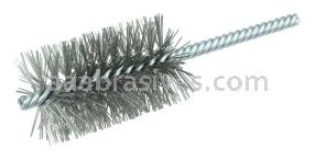 Weiler 21413 1-1/2" Power Tube Brush .014" Stainless Steel Fill 2-1/2" Brush Length