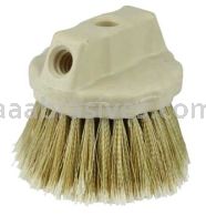 Weiler 25271 4-1/2" Round Window Brush Flagged Gold Polystyrene Fill