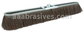 Weiler 25295 24" Vortec Pro Coarse Sweep Strip Broom Brown Polypropylene Fill