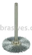 Weiler 26012 1" Miniature Wire Wheel .003" Steel Fill 1/8" Stem