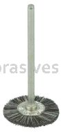 Weiler 26042 3/4" Miniature Wheel Soft Hair Fill 3/32" Stem