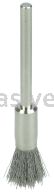 Weiler 26108 1/4" Miniature Wire End Brush .005" Stainless Steel Fill 1/8" Stem