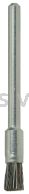 Weiler 26115 3/16" Miniature End Brush Stiff Hair Fill 1/8" Stem