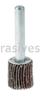 Weiler 30711 5/8" x 5/8" x 40 AO Wolverine Coated Abrasive Flap Wheel 1/4" Stem