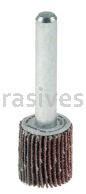 Weiler 30713 5/8" x 5/8" x 80 AO Wolverine Coated Abrasive Flap Wheel 1/4" Stem