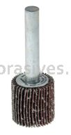 Weiler 30717 3/4" x 3/4" x 80 AO Wolverine Coated Abrasive Flap Wheel 1/4" Stem