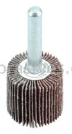 Weiler 30720V 1" x 1" x 60 AO Wolverine Coated Abrasive Flap Wheel 1/4" Stem Vending Ready