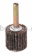 Weiler 30721 1" x 1" x 80 AO Wolverine Coated Abrasive Flap Wheel 1/4" Stem