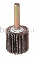 Weiler 30722 1" x 1" x 120 AO Wolverine Coated Abrasive Flap Wheel 1/4" Stem