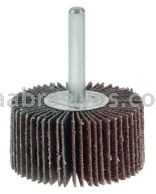 Weiler 30732 2" x 1" x 40 AO Wolverine Coated Abrasive Flap Wheel 1/4" Stem