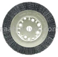 Weiler 31137 Burr-Rx 6" Narrow Face Wheel .055/80 CG Crimped Fill 5/8"-1/2" Arbor Hole
